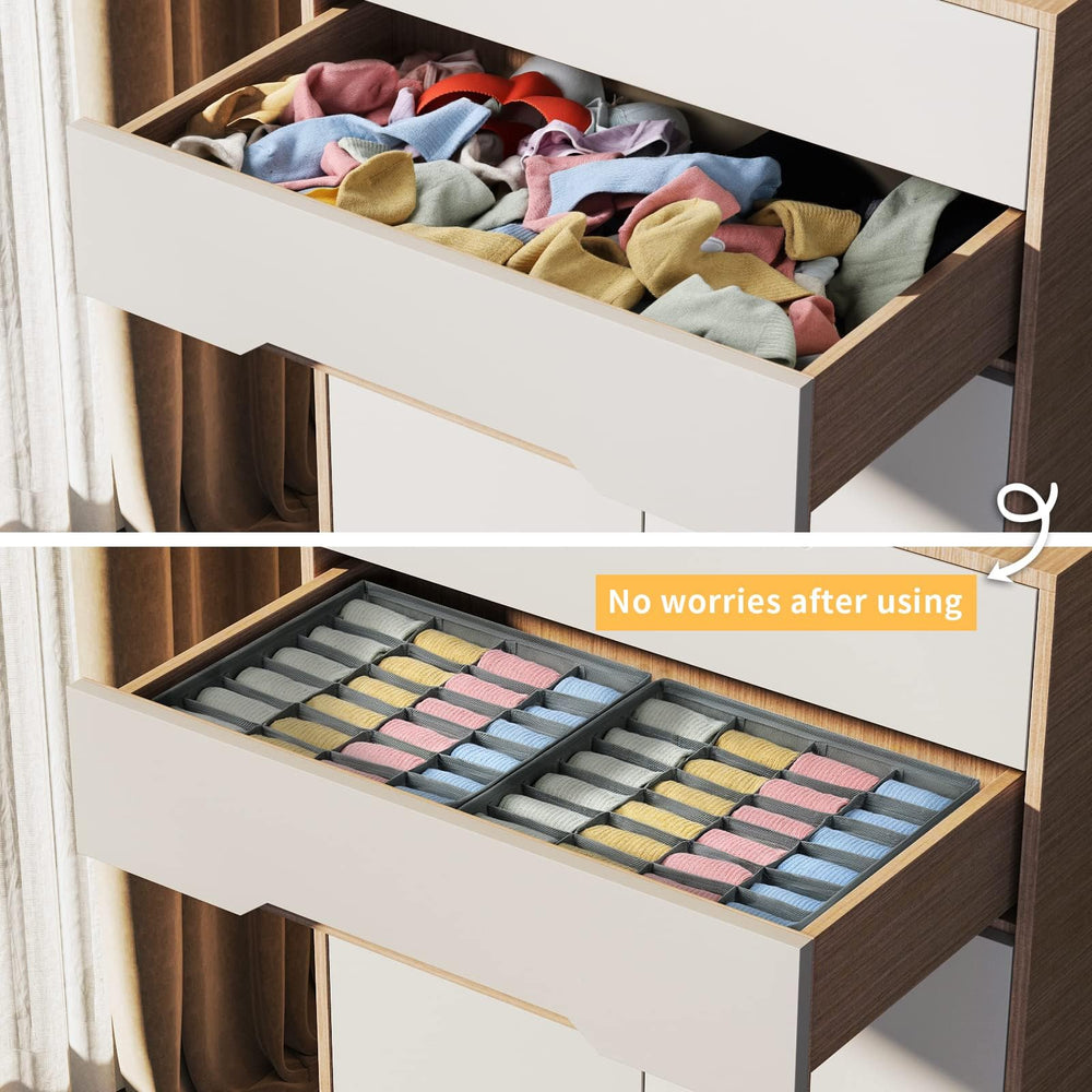 Joyoldelf versatile storage for socks, handkerchiefs, belts, and small items