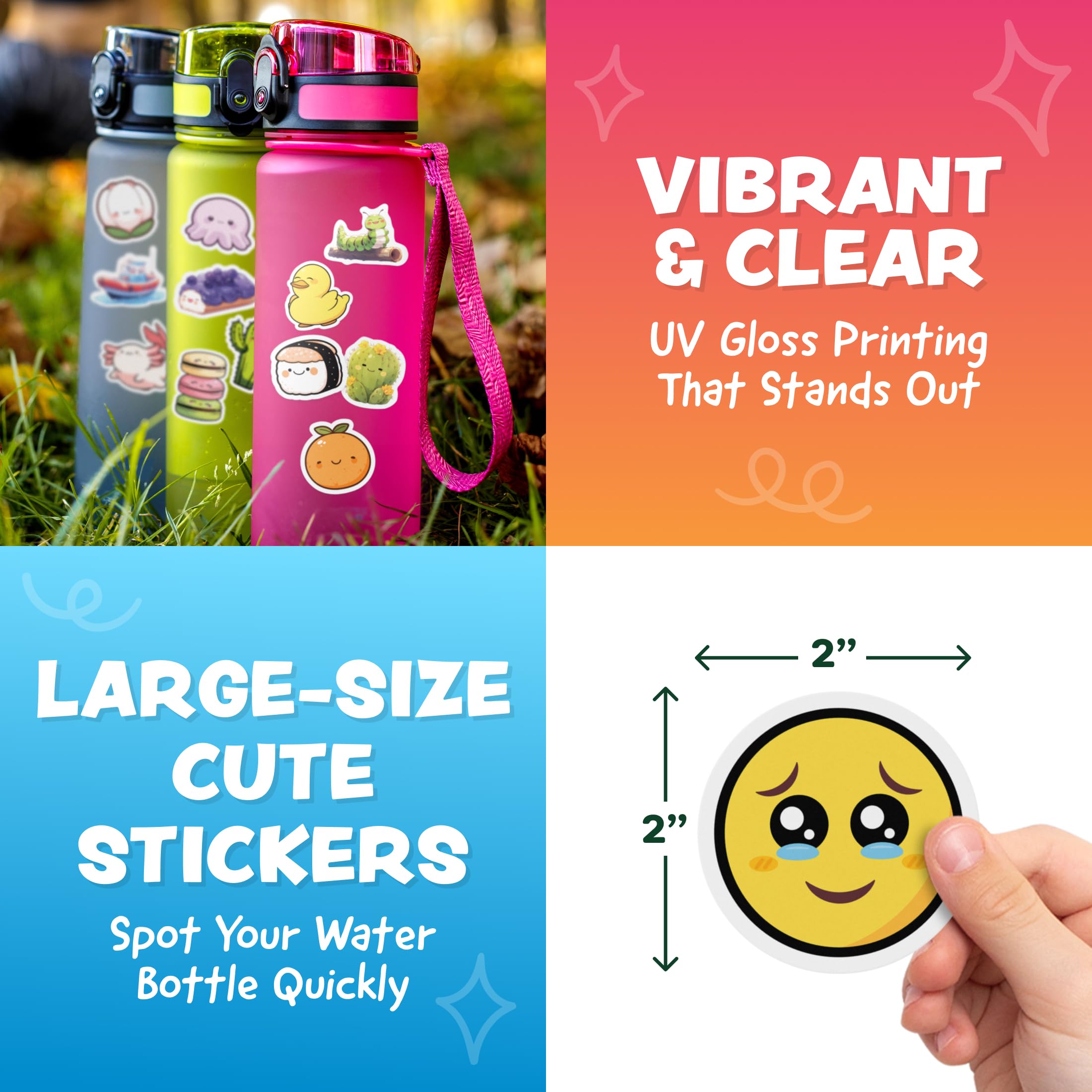 Joyousa Easter egg stickers fit inside eggs for surprises and hunts.