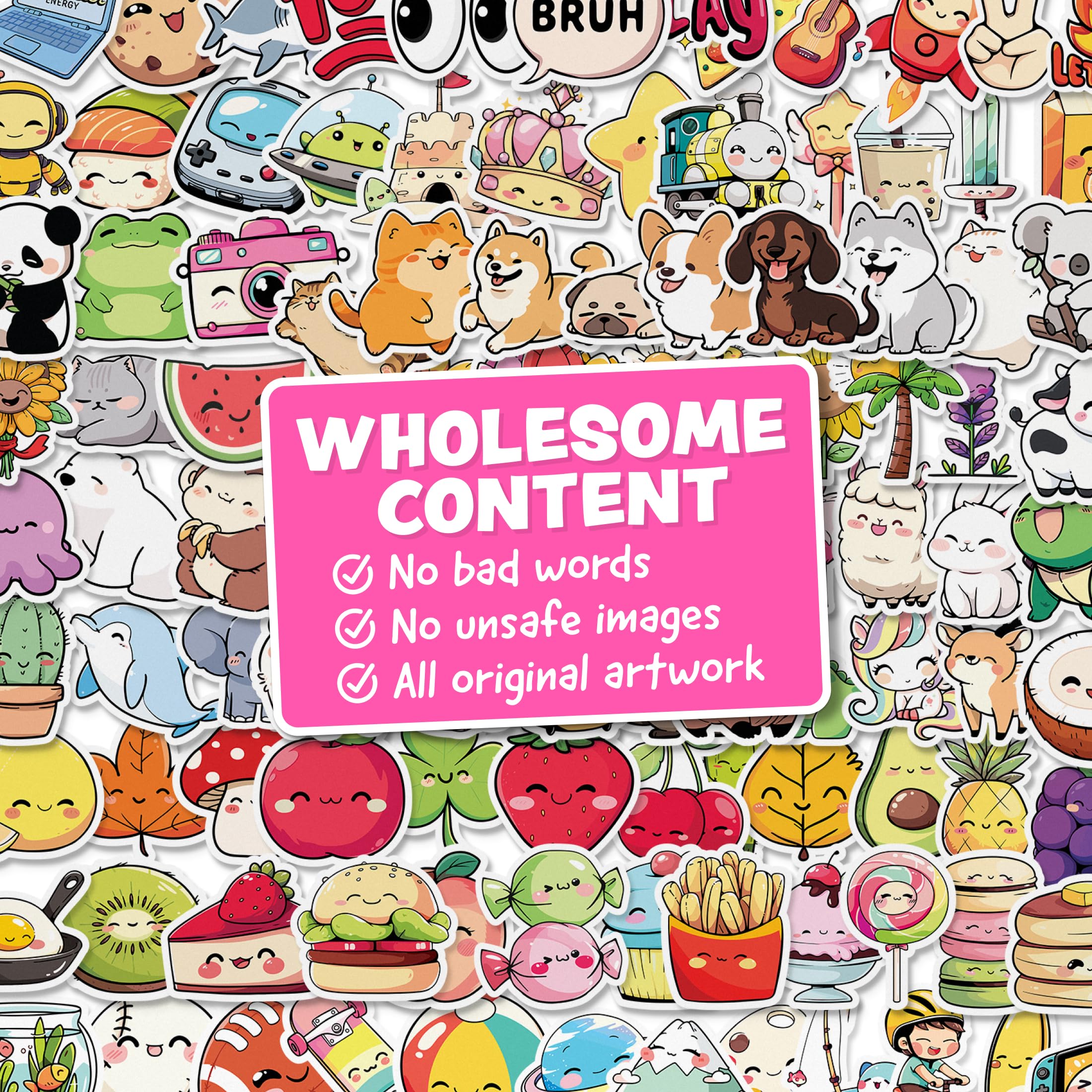 Joyousa individually cut stickers; ready to use right from the sheet.