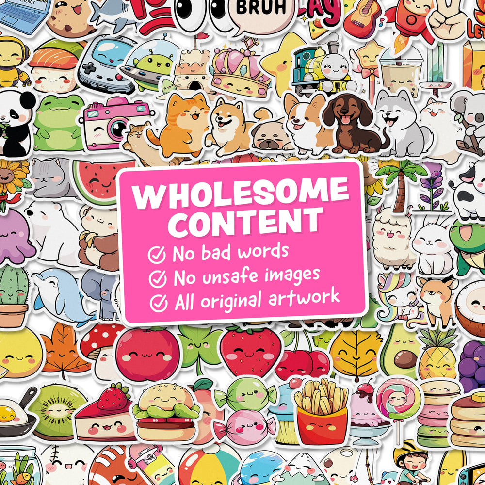 Joyousa individually cut stickers; ready to use right from the sheet.