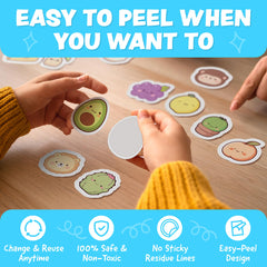 Joyousa UV-printed stickers—durable adhesive with easy removal