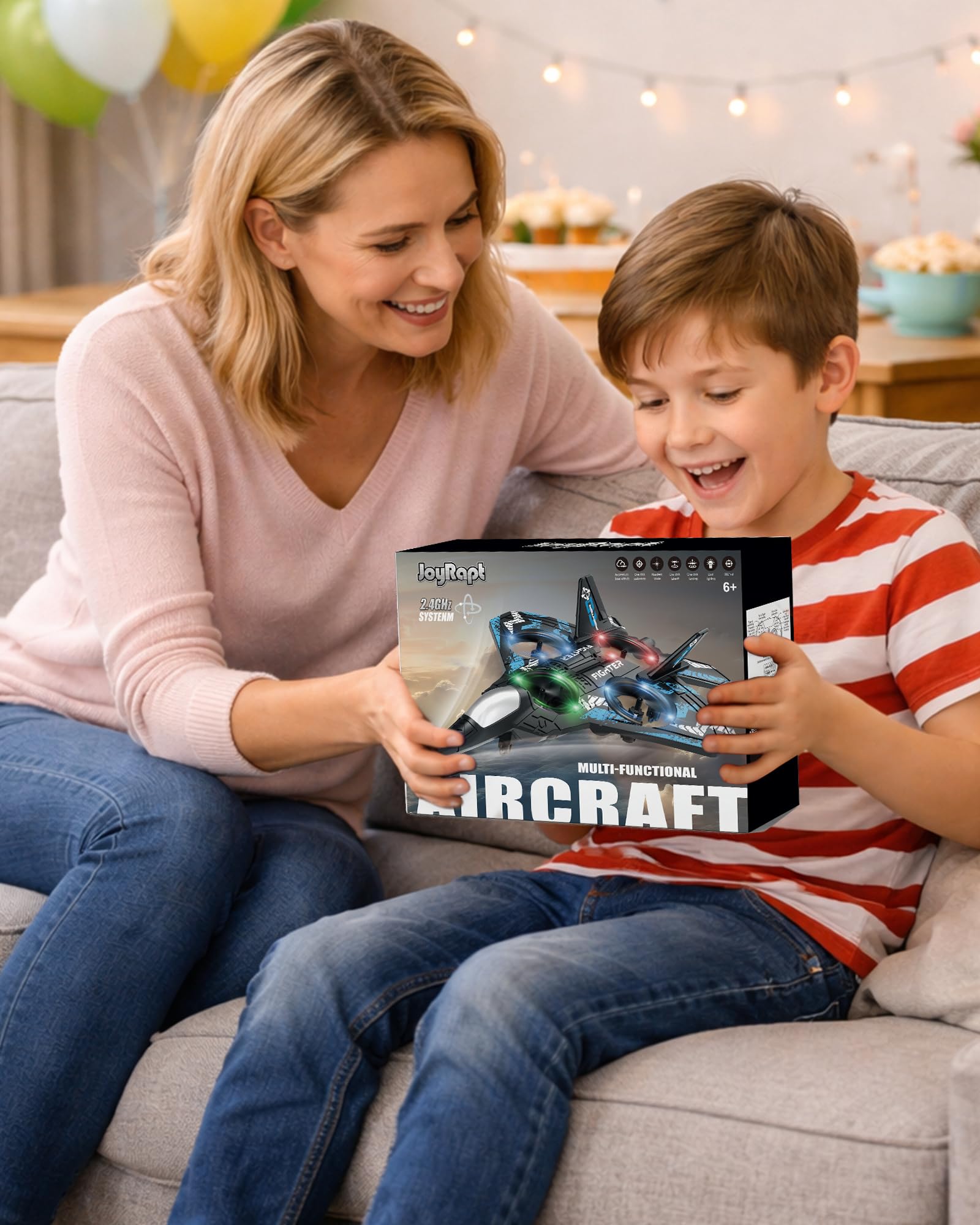 JoyRapt Drones offer dual or triple batteries for longer play.