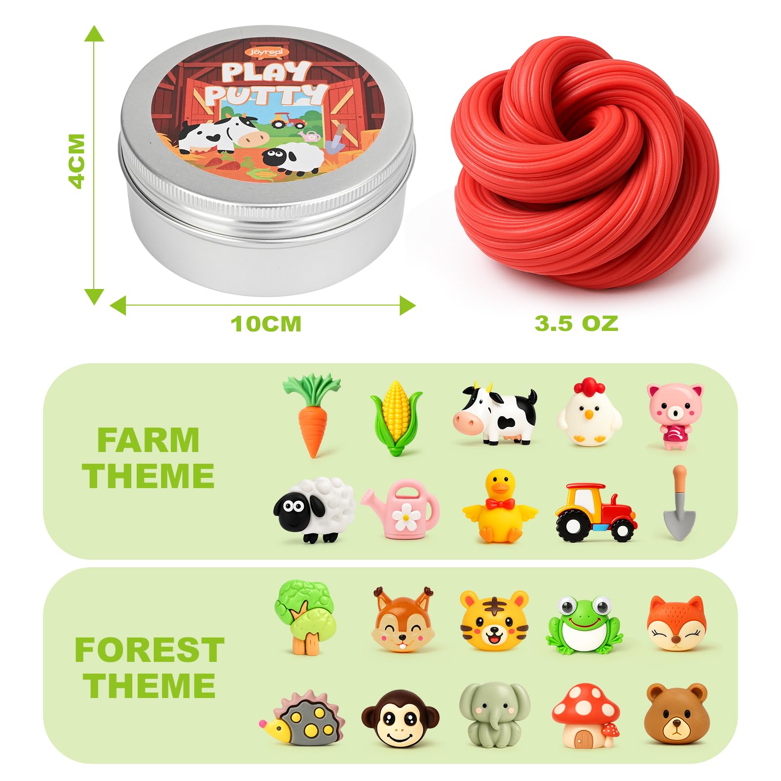 Joyreal therapy putty non-toxic material reassures safe squeezes