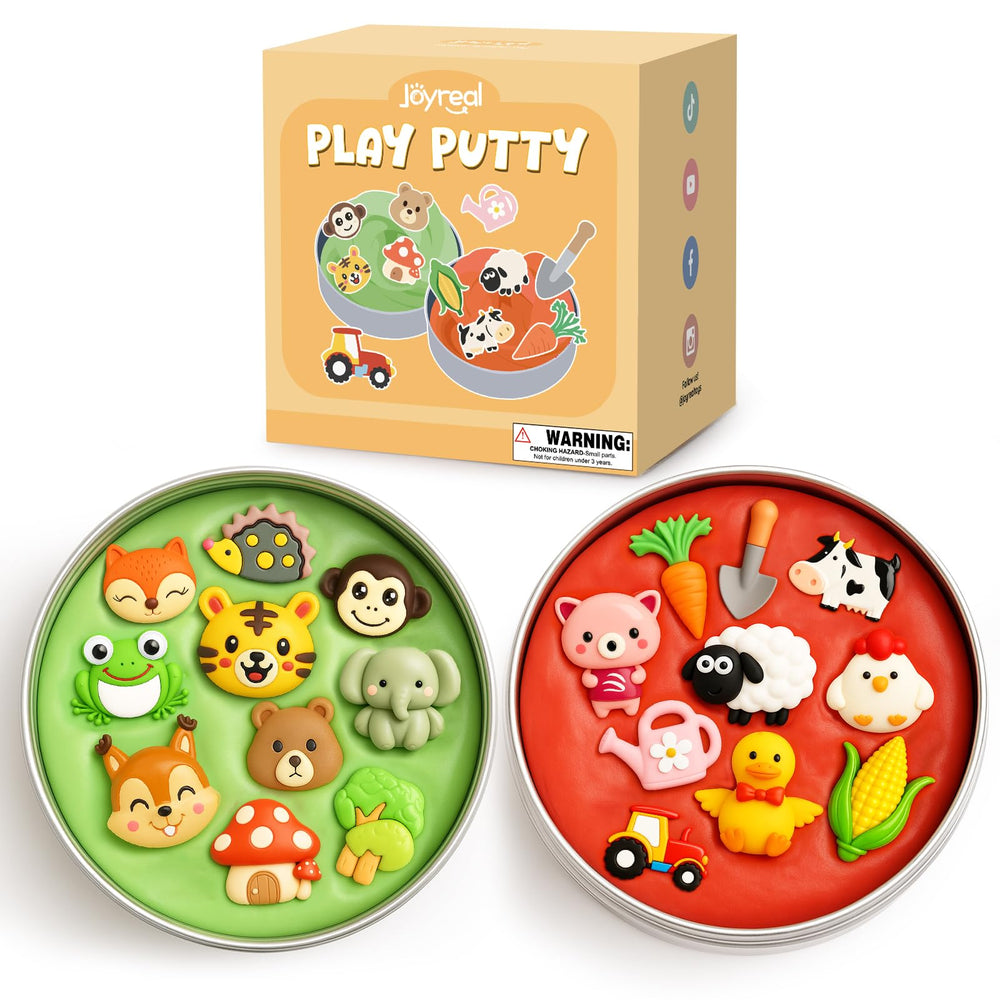 Joyreal therapy putty travel-ready packaging enables on-the-go practice