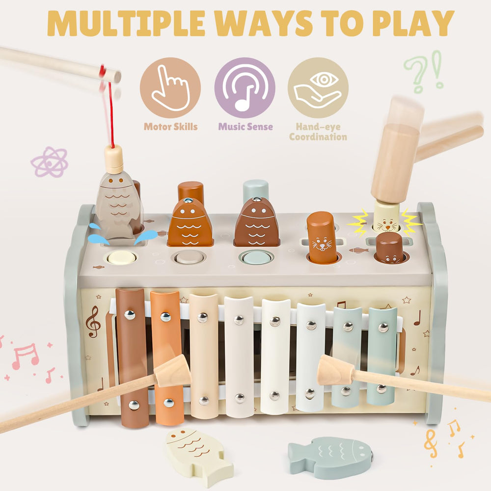 Joyreal two-hammer setup supports shared play and learning.