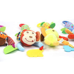 Joyshare puppy rattle adds soft texture and soothing sound in car seat.