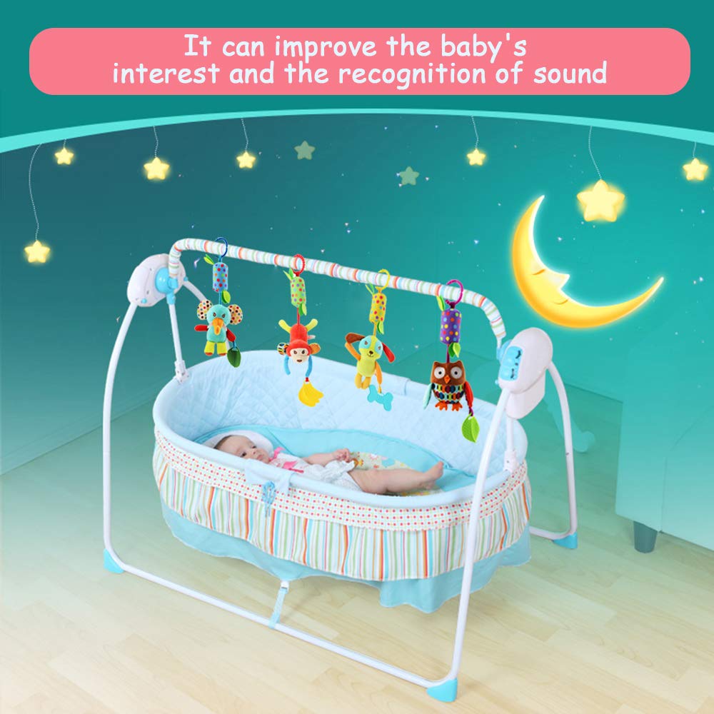 Joyshare plush texture offers a soft touch for early tactile exploration.