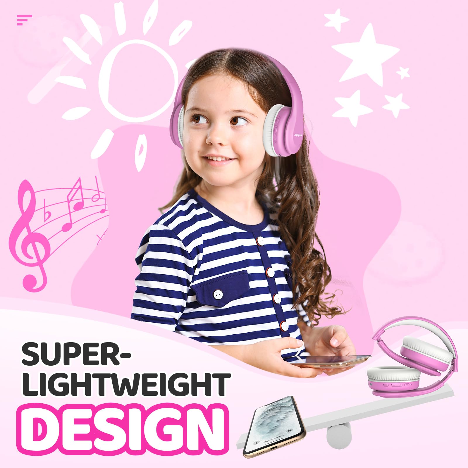 JoySpark up to 60 hours of playtime on a single charge.