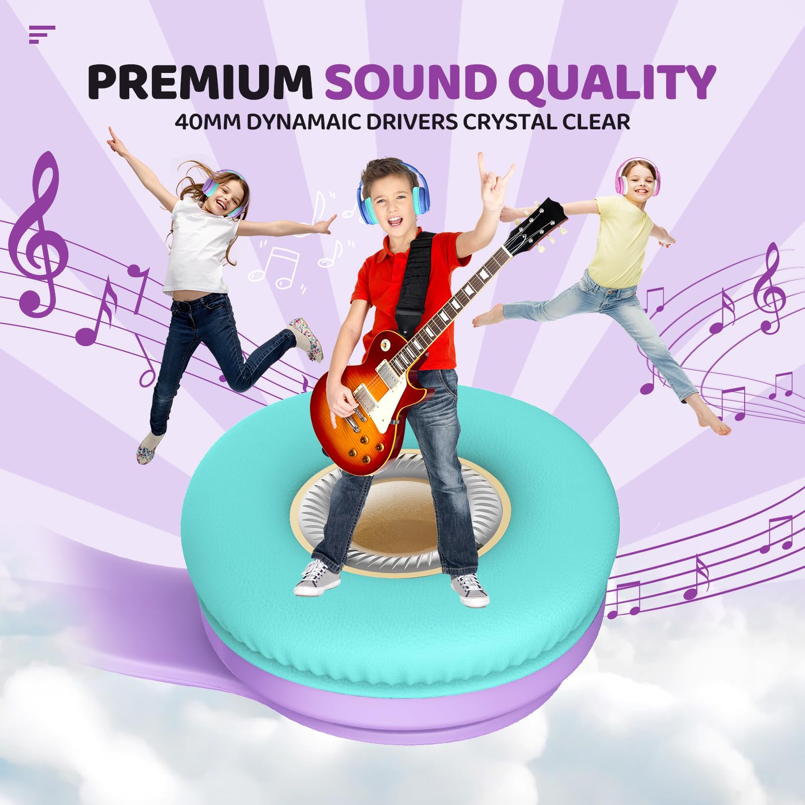 JoySpark 3.5mm backup jack ensures uninterrupted listening when needed.