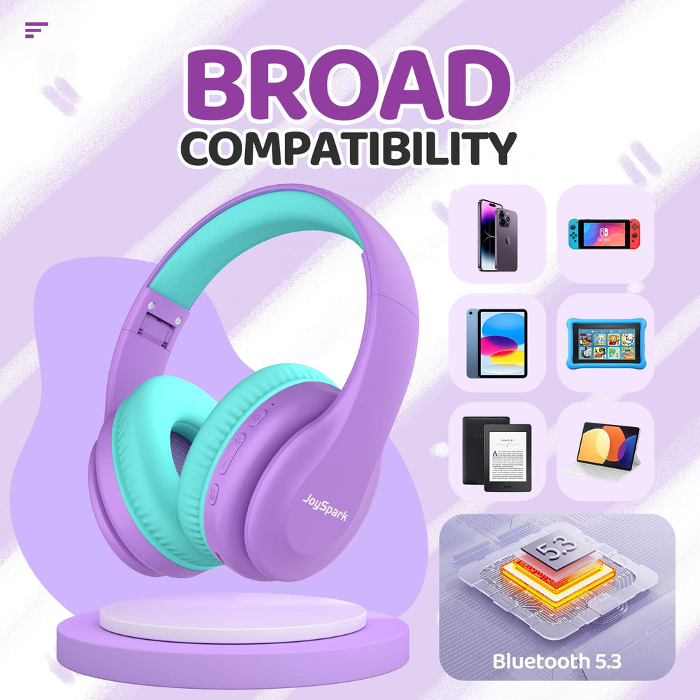JoySpark Bluetooth 5.3 with built-in mic enables easy calls and pairing.