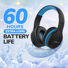 JoySpark Kids Headphones side view, ergonomic design for extended wear.
