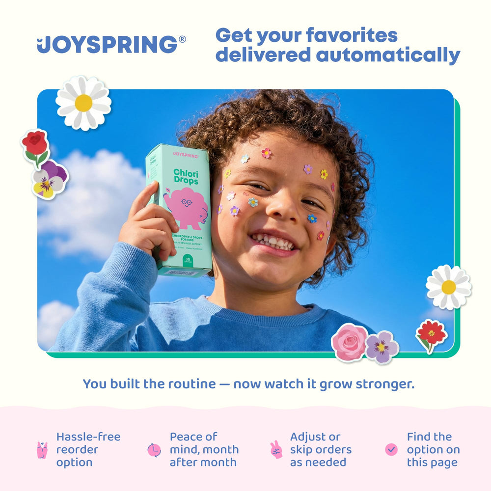 JoySpring appetite booster drops ready for a quick breakfast-time dose.