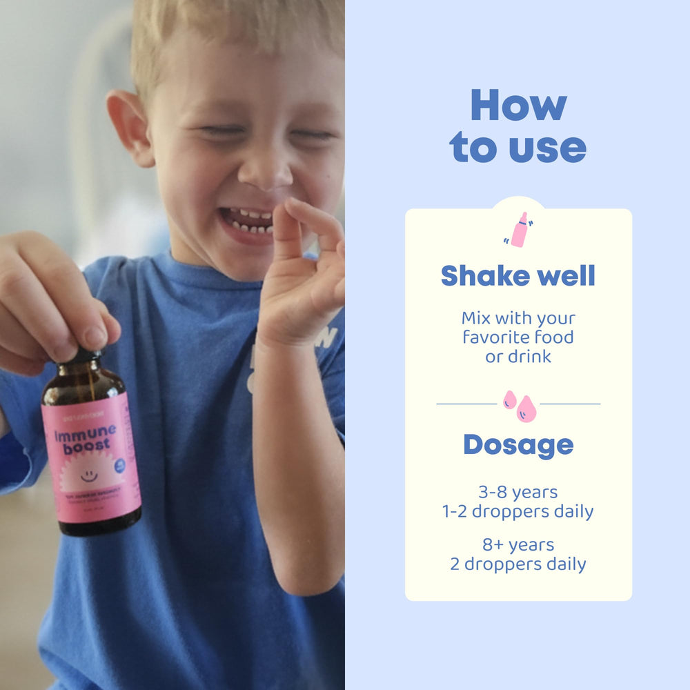 JoySpring Immune Drops USA-made badge signals quality.