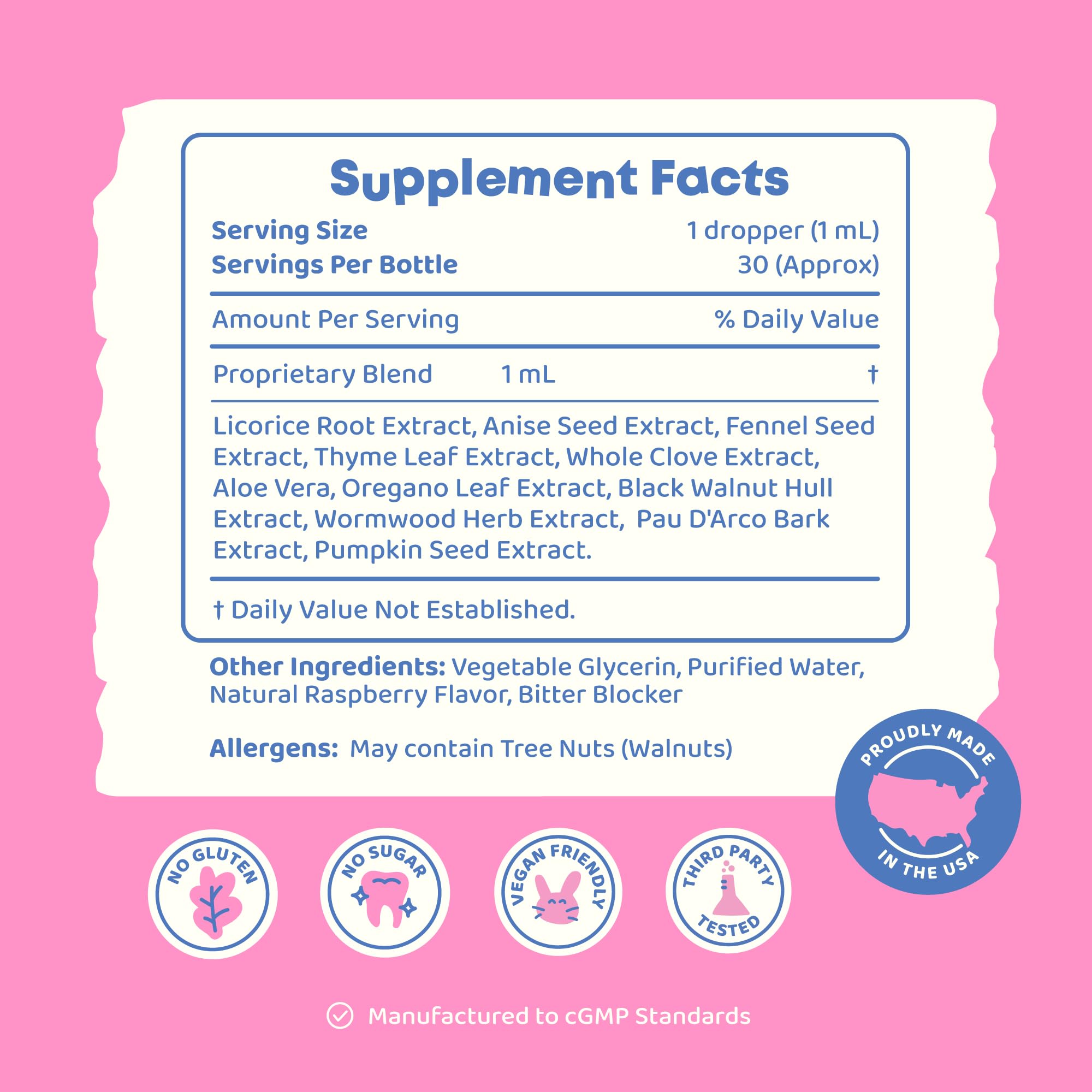 JoySpring ParaPatrol bottle shown with alcohol-free formulation emphasis.
