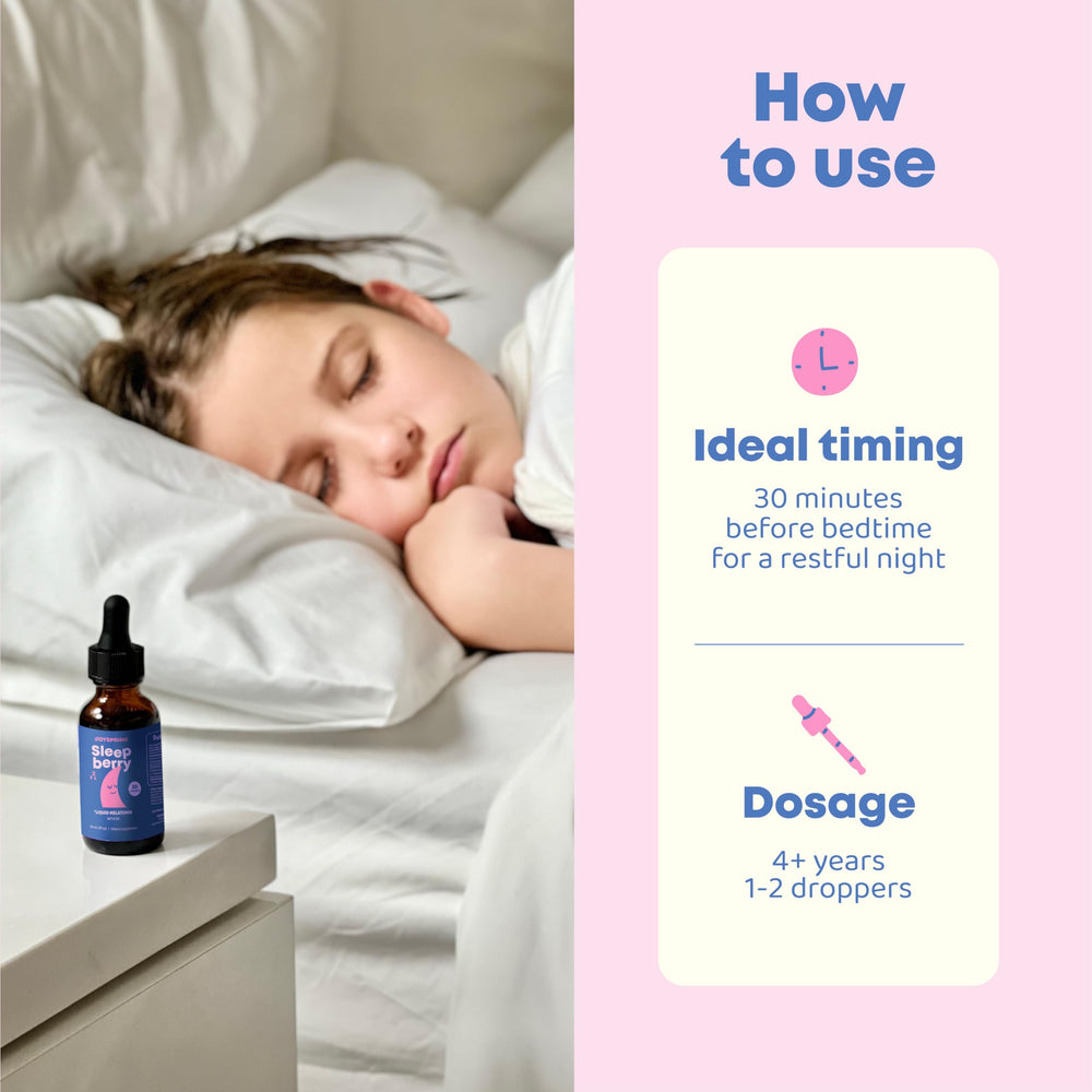 JoySpring SleepBerry D3 icon highlights daytime immune-friendly potential.