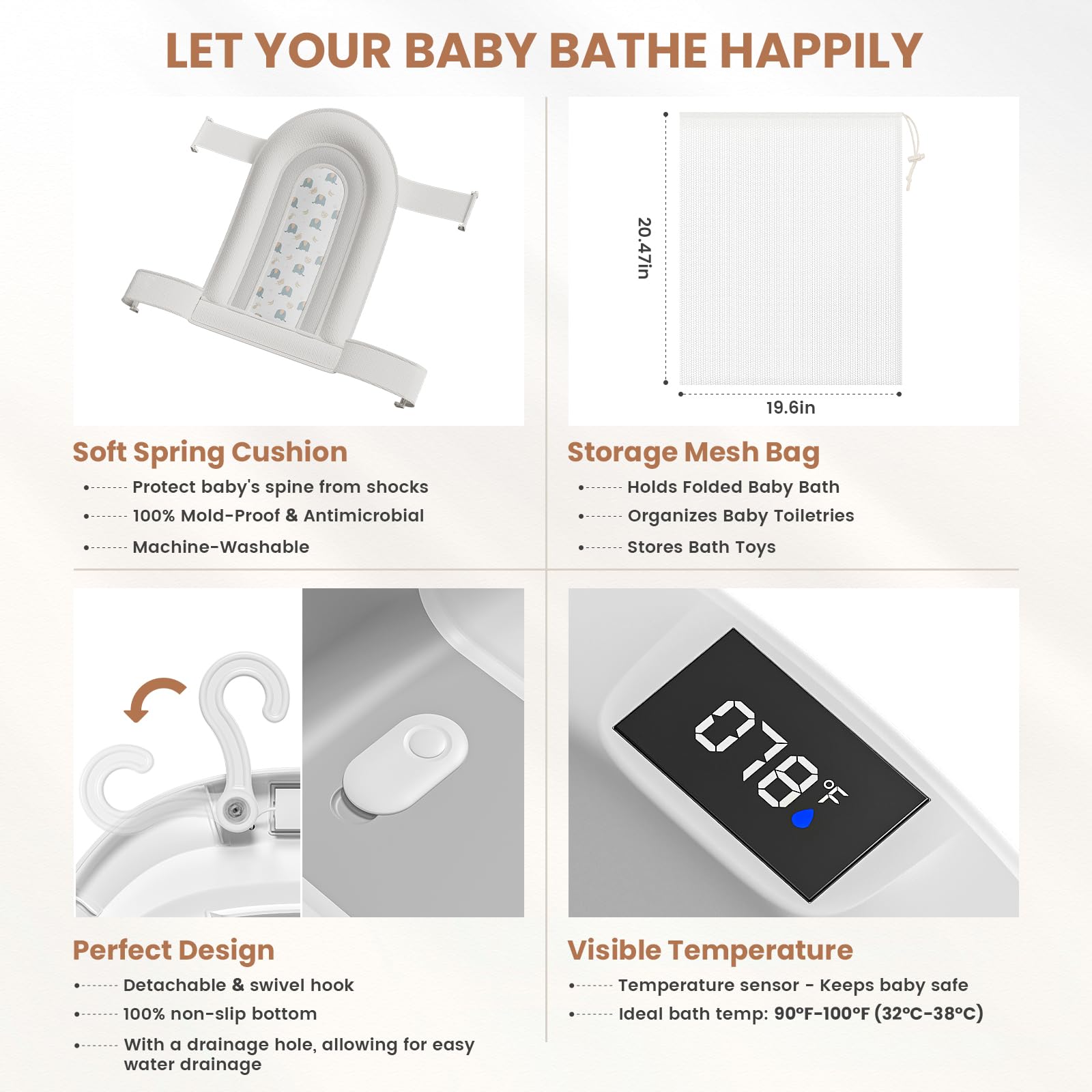 JoyYum easy-drain plug enables fast, tidy cleanup