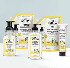 J.R. Watkins 3-pack foaming hand soap for everyday family use.