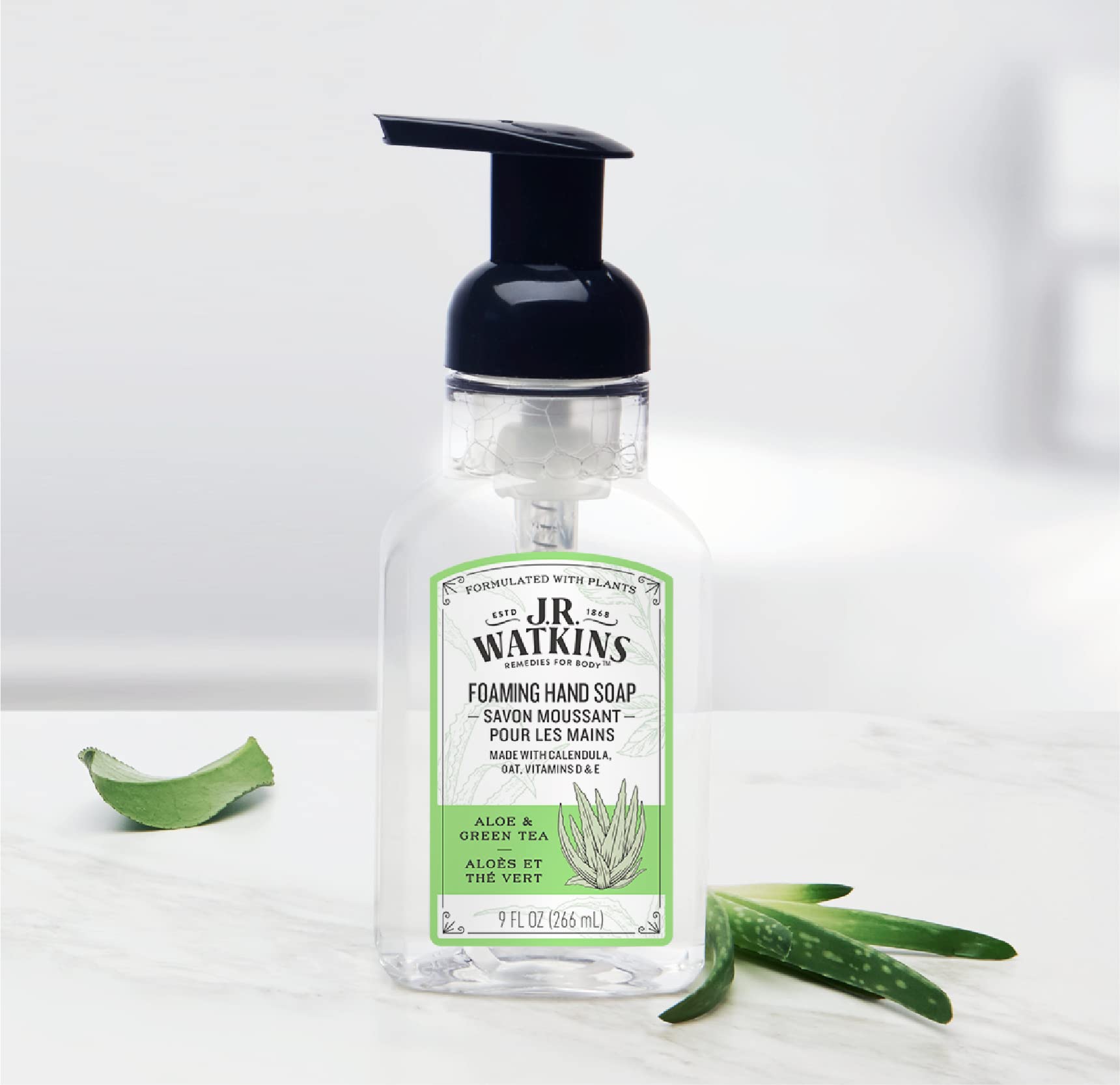 Cruelty-free Leaping Bunny certified by J.R. Watkins