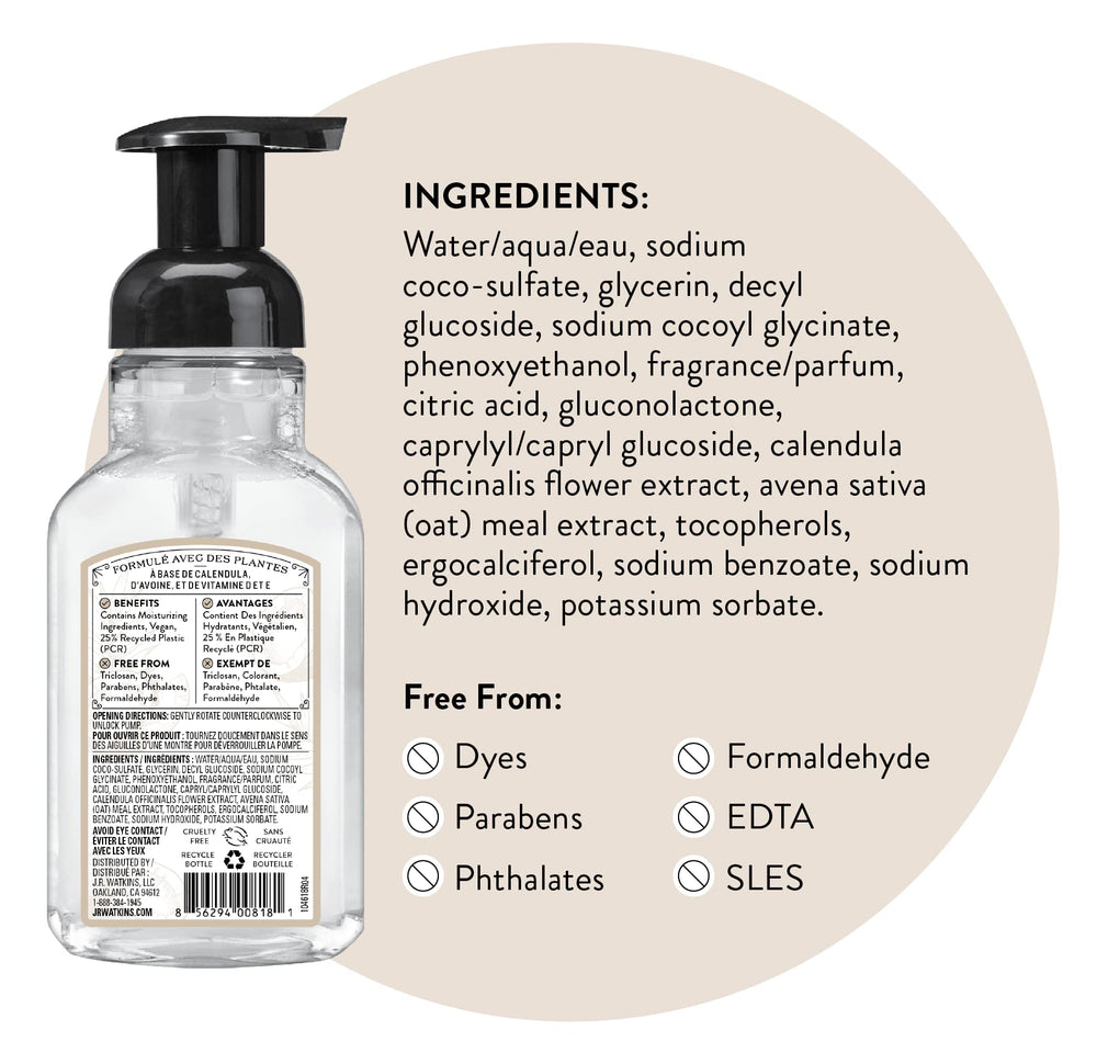 J.R. Watkins plant-based cleansers highlight gentle skin-friendly ingredients.