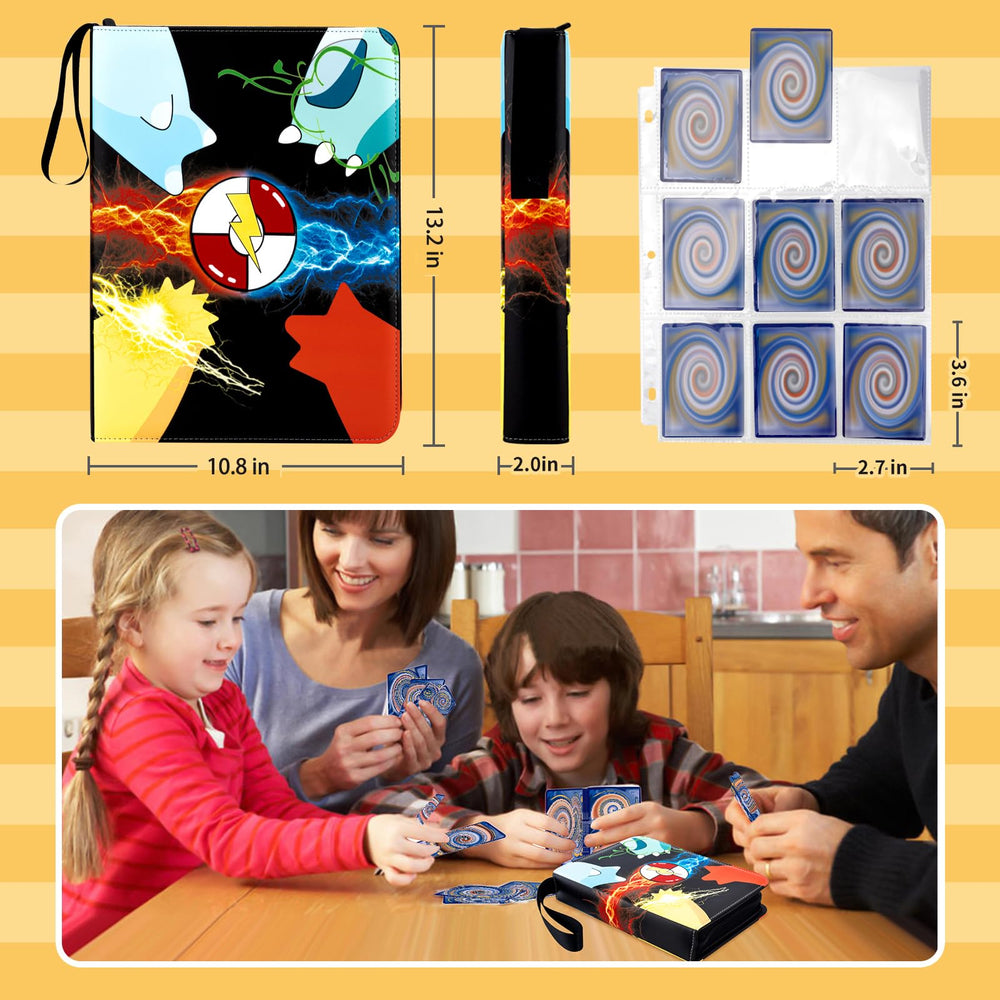 Jravkfi 9-pocket page enables double-sided storage for versatile collections.