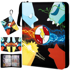 Jravkfi 9-pocket card binder front cover showcases premium craftsmanship for collectors.