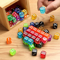 Jrceliy dice storage box keeps dice organized after activities.