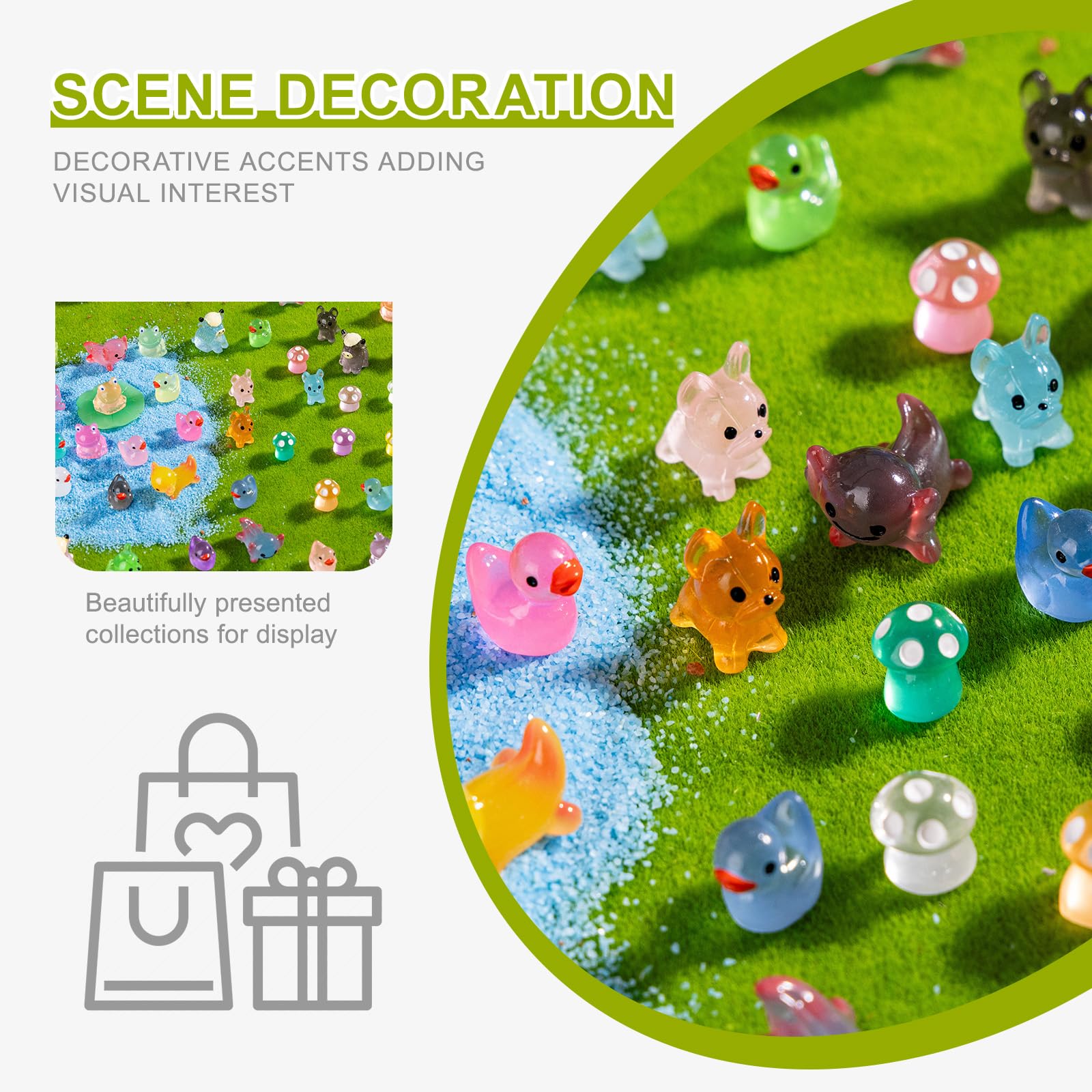 jrootouh duck collection resin figurines, ideal for gifts and decorations