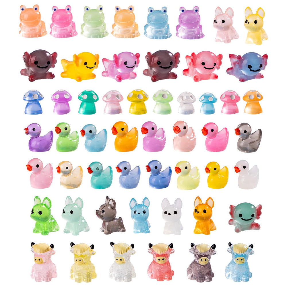 jrootouh resin duck figurine, perfect for fairy gardens and DIY crafts