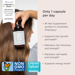 JSHealth capsules close-up highlighting easy one-a-day intake for busy mornings.