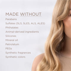 JSHealth Nourishing Conditioner with argan oil glow on hair strands