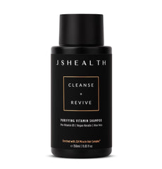 JSHealth Vitamin Shampoo creates a rich foamy lather for gentle cleansing.