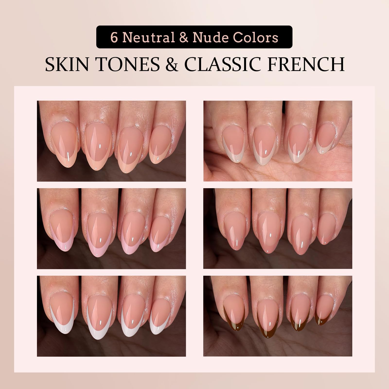 Easy application with glue, builder gel, and top coat for lasting shine and quick results.