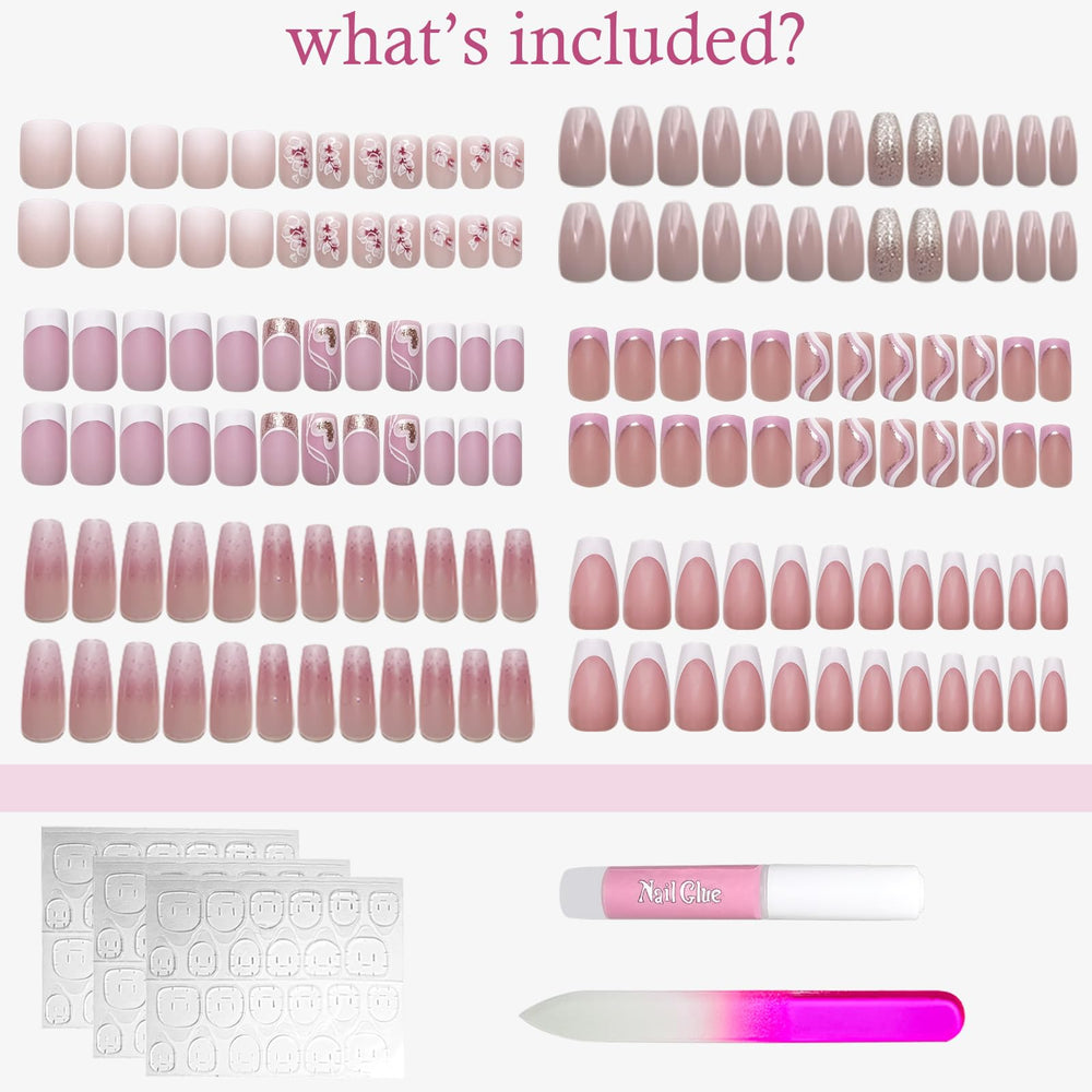 Jsiallye reusable nails for multiple looks.