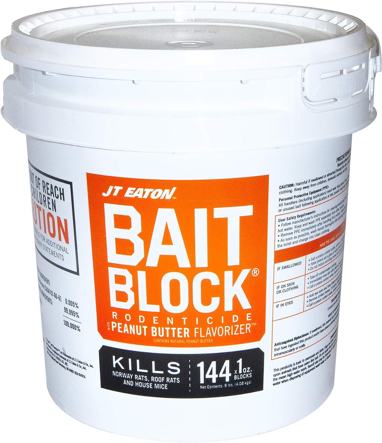 Indoor attic use showing JT Eaton blocks for home pest control