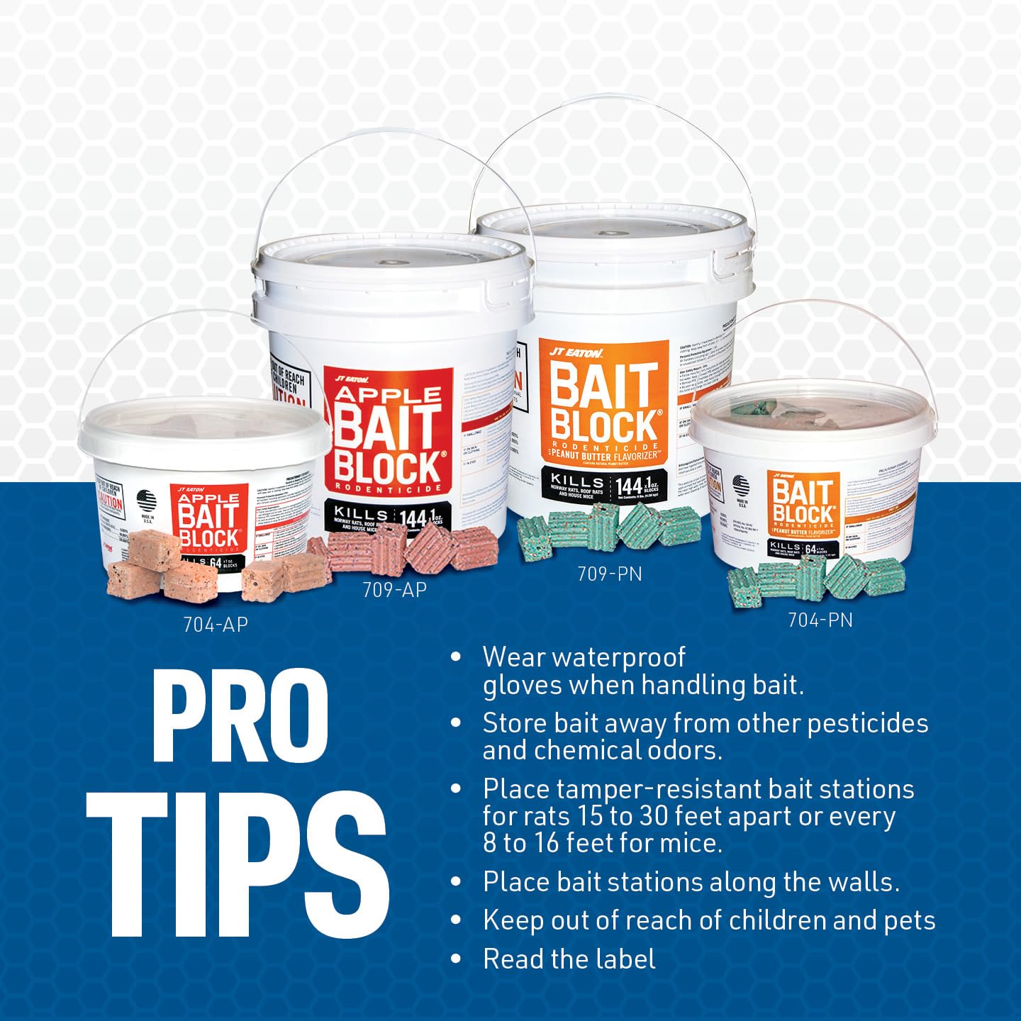 Tamper-evident resealable pail lid for JT Eaton blocks