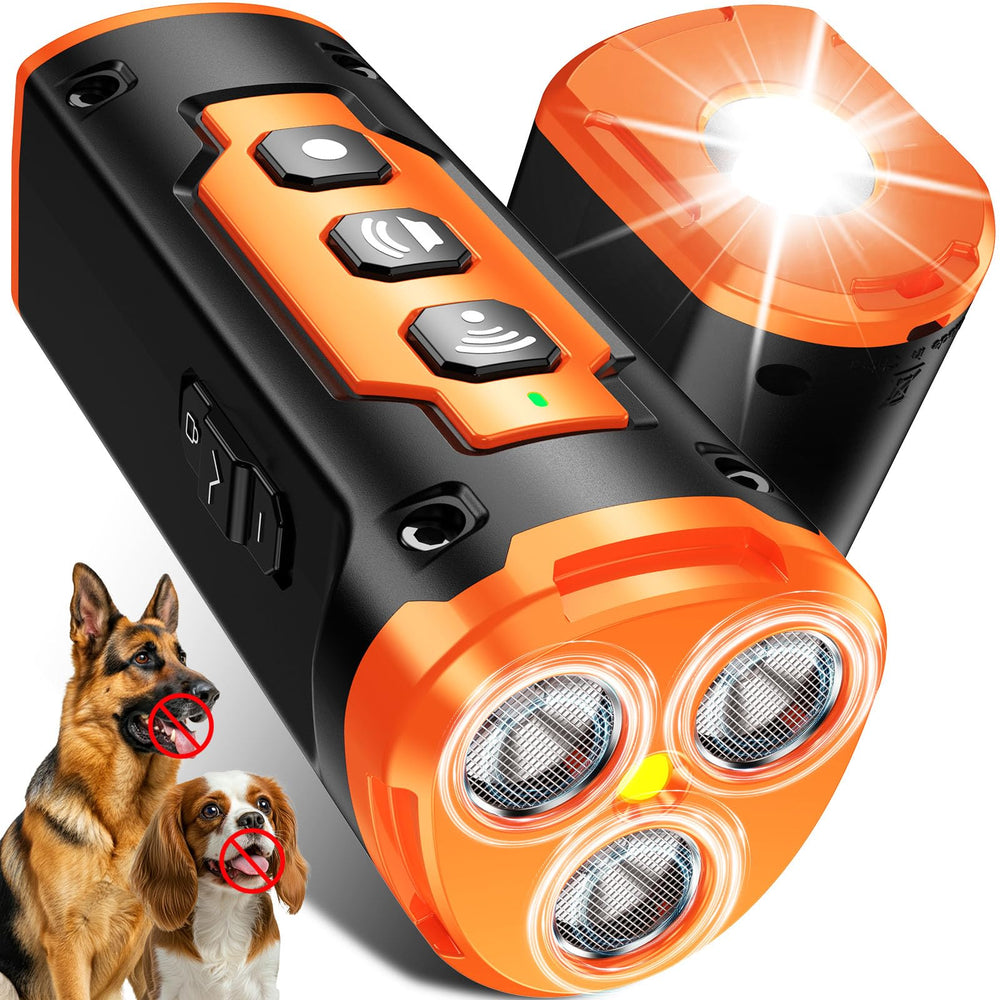 JTJTXL 1Touch bark deterrent with 3 heads for humane canine bark control
