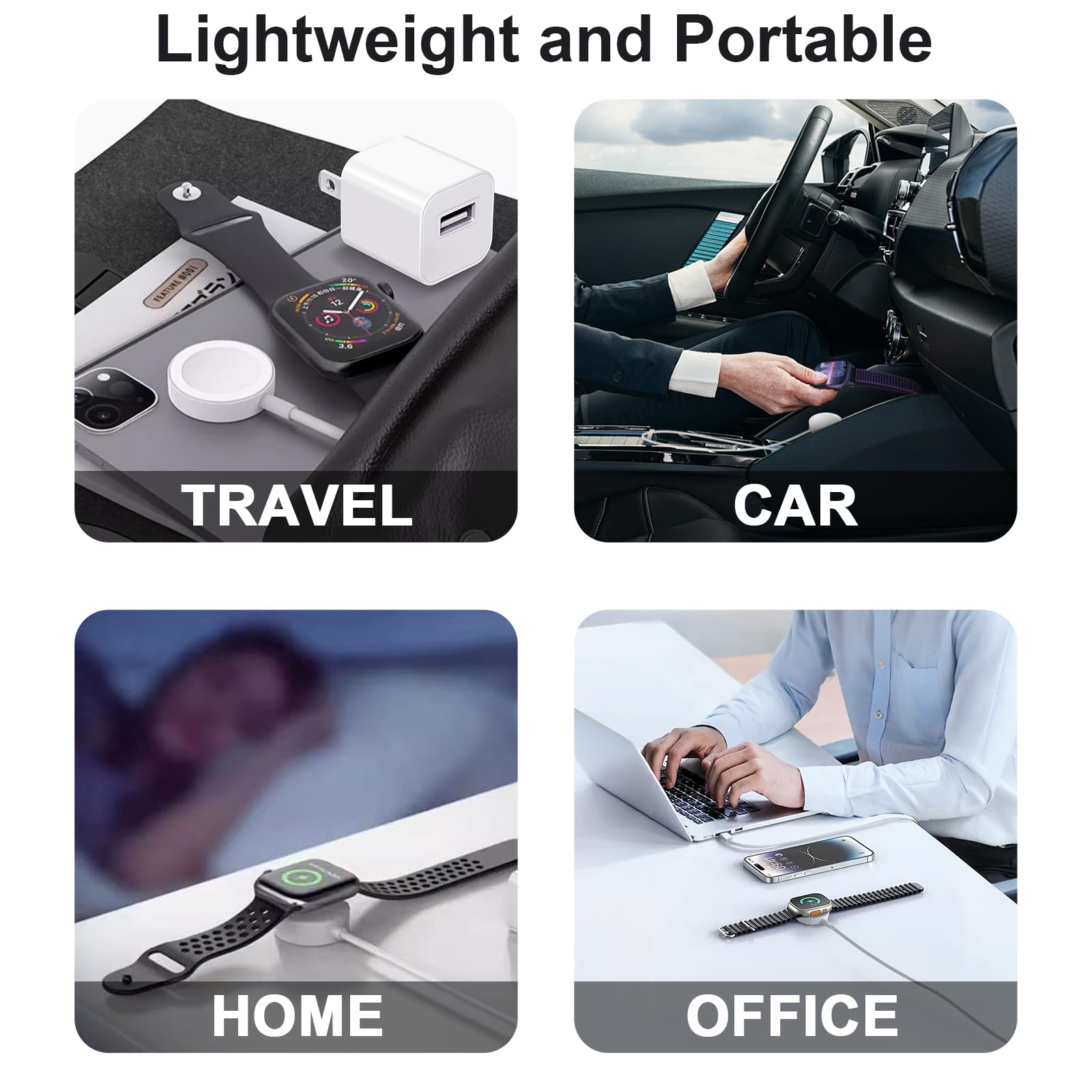 JUCDEKE compact charger ideal for travel and daily routines