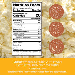 Judee's Gluten Free egg white protein powder for smoothies adds clean protein.