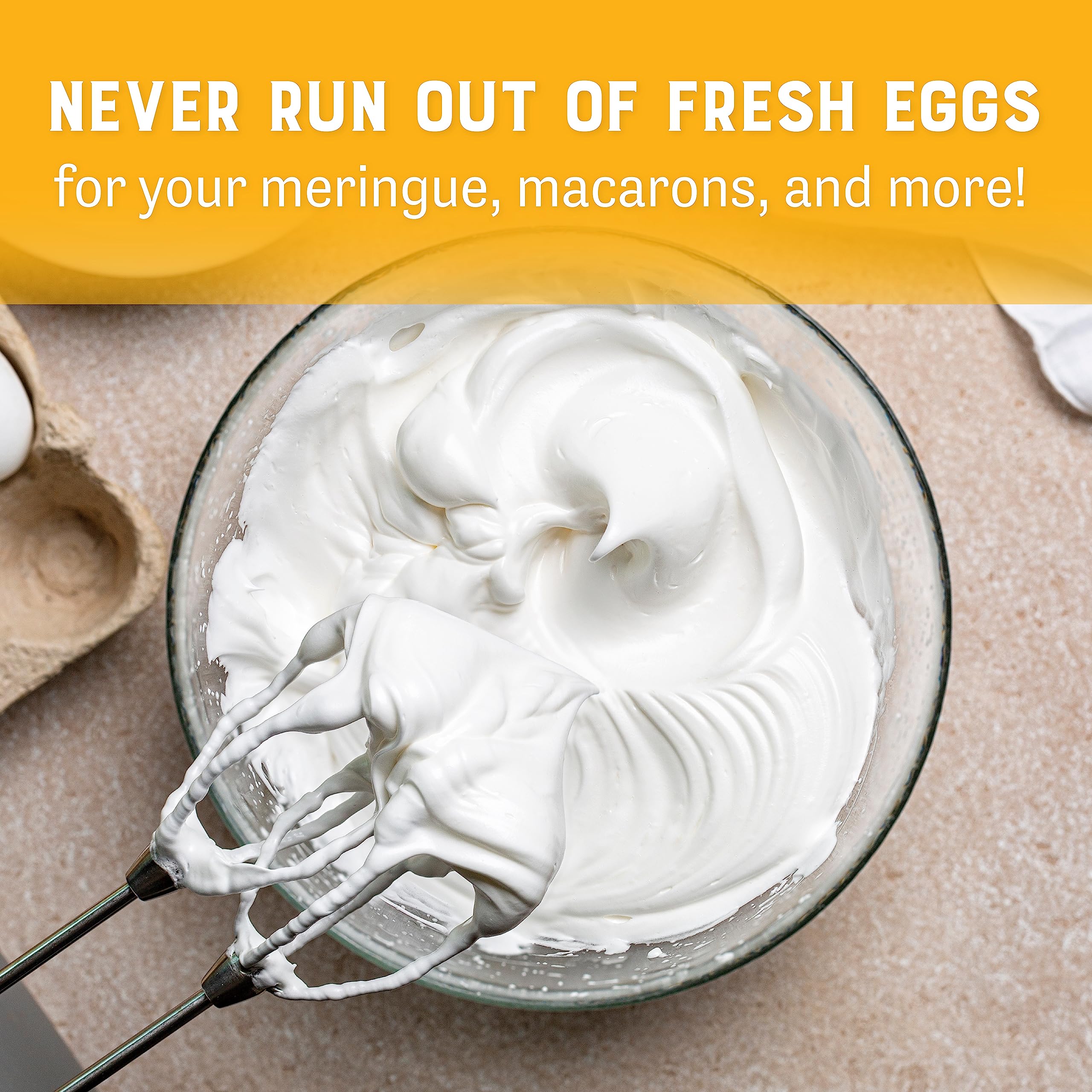 Judee's dried egg white powder ideal for meringue and royal icing.