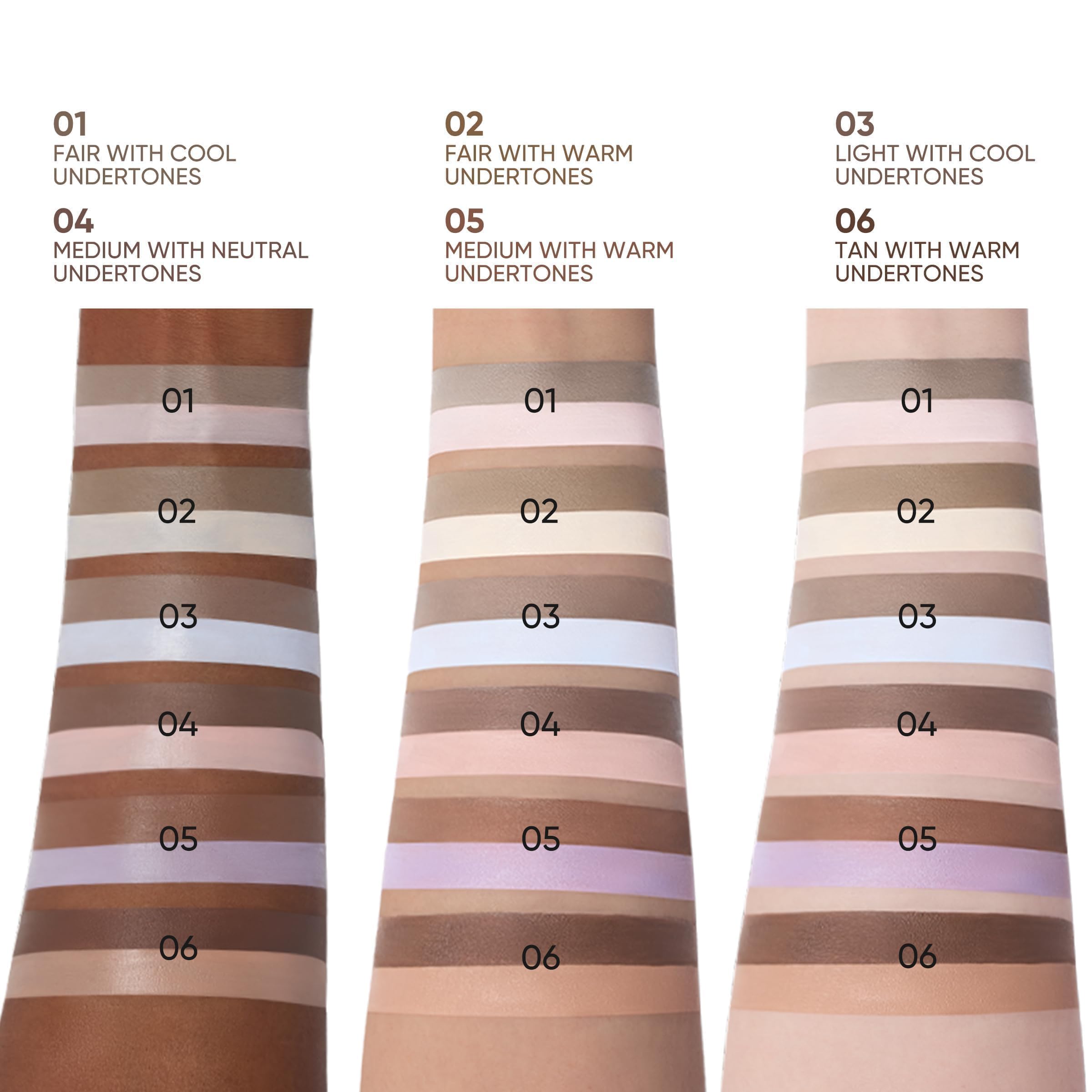 Judydoll brightening shade color-correction swatch neutralizing dullness.