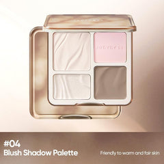 Judydoll Highlight & Contour palette slim mirrored case highlights portability and quick color pops