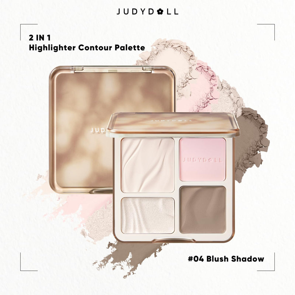Judydoll contour shade swatch for soft definition and easy blending