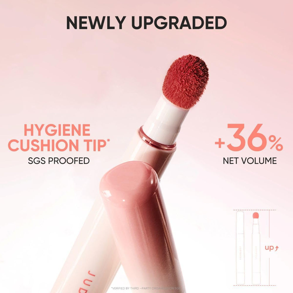 Judydoll Cushion Matte Lip Cream smudge-proof cap detail for durable color