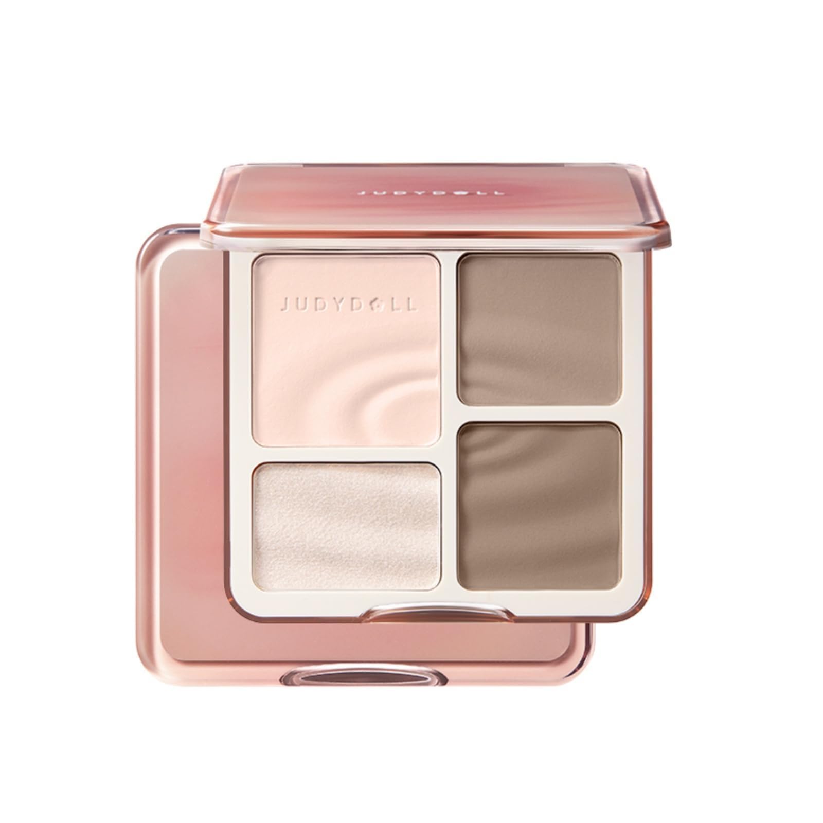 JUDYDOLL Highlight & Contour Palette compact for easy all-in-one sculpting on the go