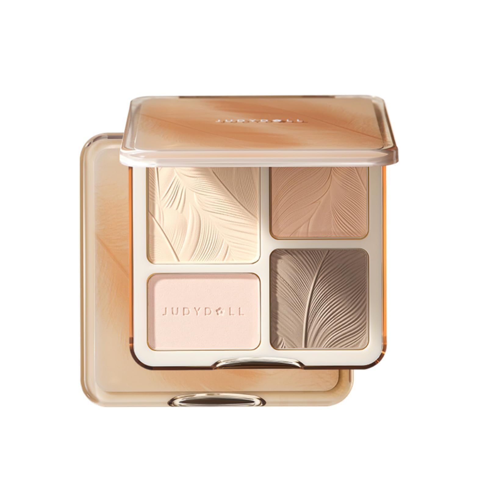 JUDYDOLL Highlight and Contour Palette open for precise sculpting.