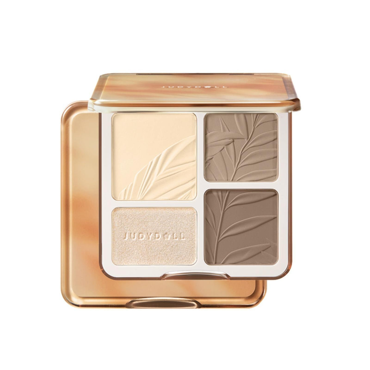 JUDYDOLL Tree Shadow Palette open compact for versatile warm-skin contouring