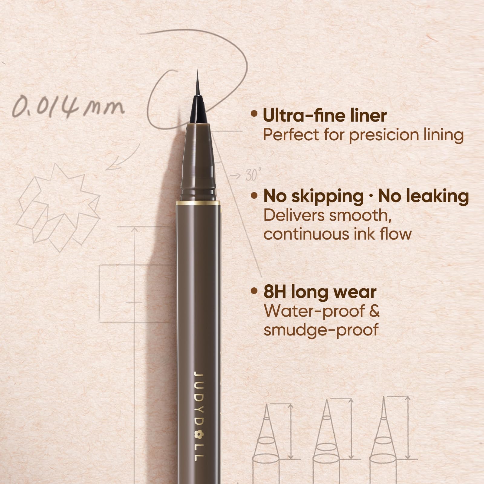 JUDYDOLL long-wear up to 8 hours without flaking