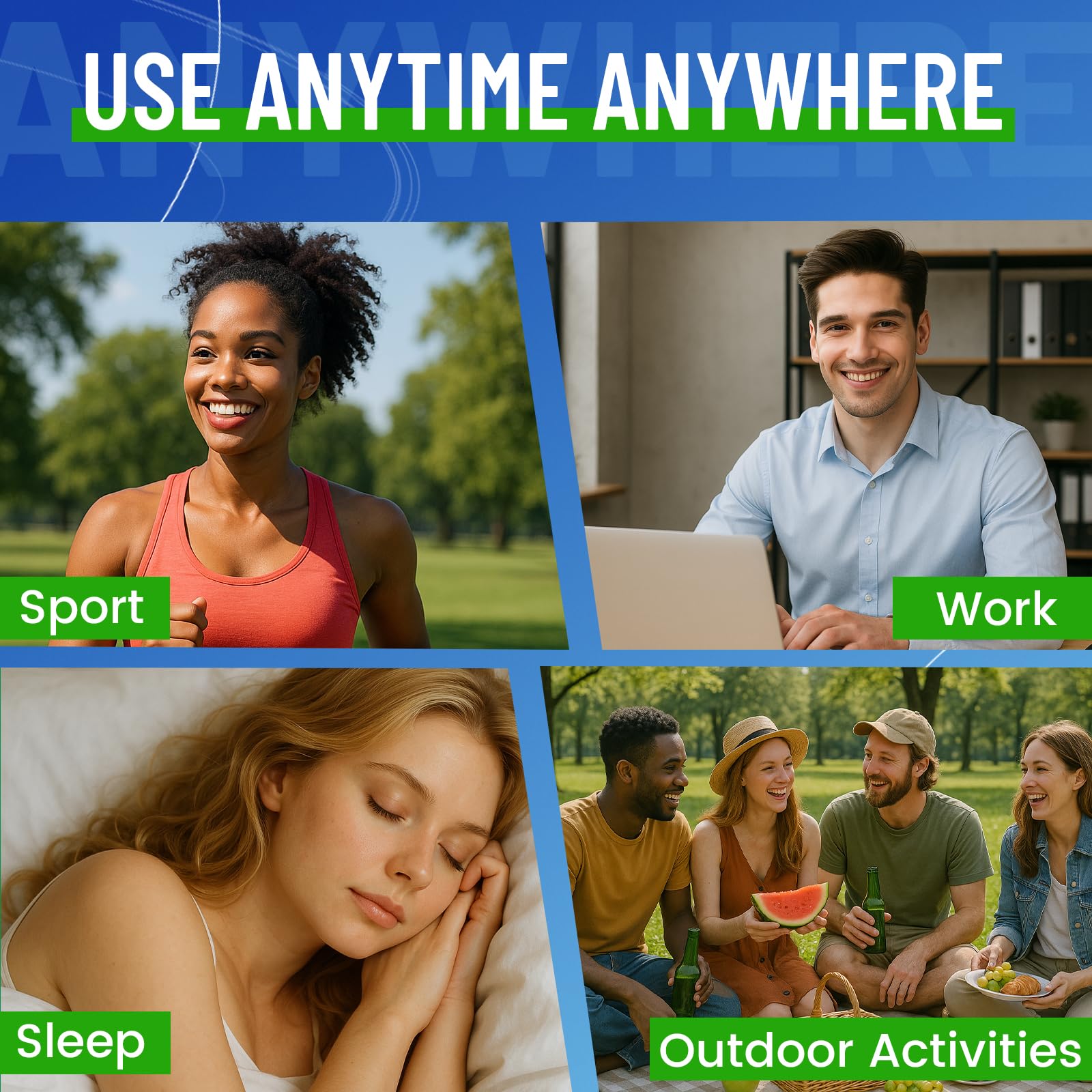 Juebingy NAD+ patch with time icon illustrating hours-long release
