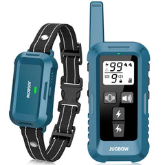 Jugbow dog shock collar remote for long-range training and quick recalls.