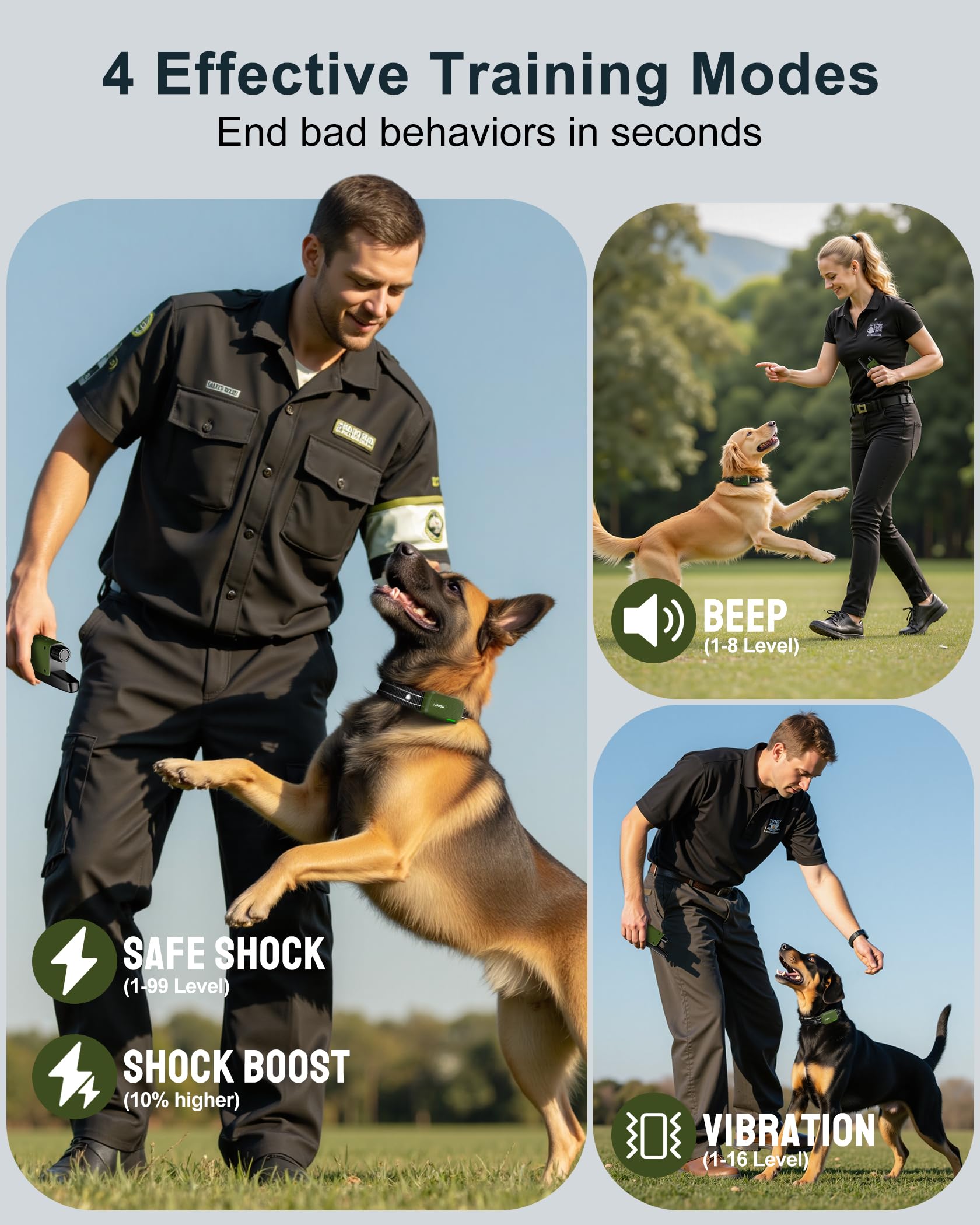 Jugbow collar demonstrates a 4500ft range for outdoor sessions.